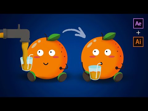 Cómo ANIMAR un PERSONAJE de ILLUSTRATOR en AFTER EFFECTS ✅ | PASO A PASO 🤟🏻