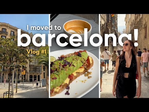 I Moved to Barcelona! Day Off in My Life Vlog β Exploring, Food Tips & Hidden Gems
