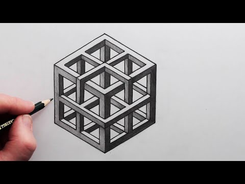How to Draw an Impossible Cube: Step by Step