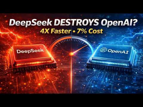 DeepSeek Made OpenAI Look SLOW. 4X Better, 7% Cost.