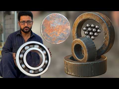 Lathe Master Reveals BEST Technique for Turning Solid Iron Blocks into Heavy-Duty Bearings