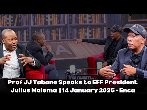 JJ Tabane Speaks to EFF President Julius Malema  | 14 January 2025 - Enca