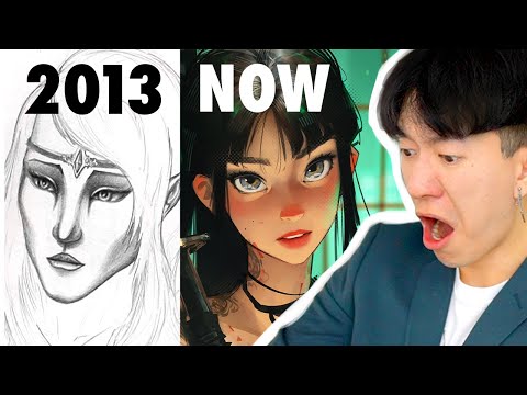 RATING MY CHILDHOOD ART. 🗿