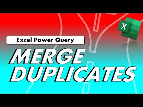 Remove duplicates without losing any info | Excel Power Query