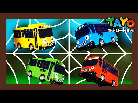 Tayo Monsterpolizei l Ein Spinnenmonster hat die Busse gefesselt! l Cartoon für Kinder lTayo Deutsch