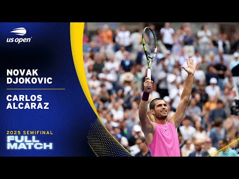 Novak Djokovic vs. Carlos Alcaraz Full Match | 2025 US Open Semifinal