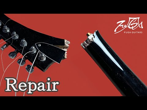 ギターリペア　ネック折れ［EDWARDS E-EX-120D］