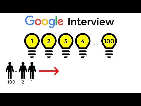 Can You Solve Google's 100 Bulbs Interview Puzzle?