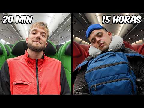 Vuelo Más Corto vs Más Largo de España