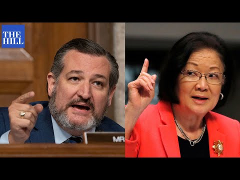 Judiciary hearing ERUPTS as Mazie Hirono tells Ted Cruz to stop 'MANSPLAINING'