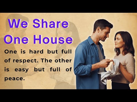 We Share One House | Learn English Through Story | Graded Reader | English Listening Practice ✅