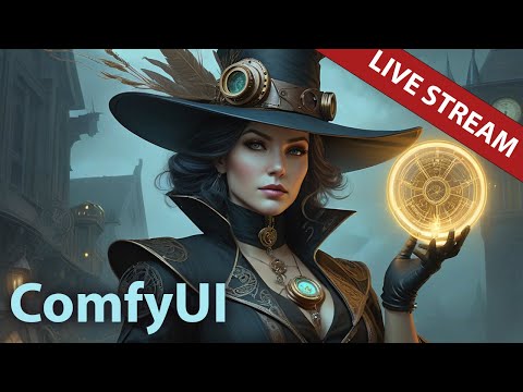 ComfyUI - Live Stream!  Let's make some amazing art with Stable Diffusion!