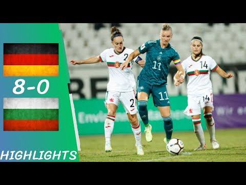 Germany vs. Bulgaria | Women's World Cup Qualifier - Highlights All Goals 06/09/22