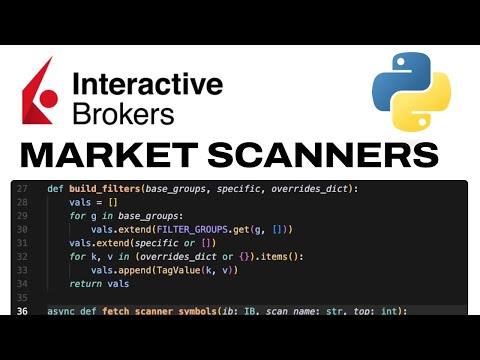 Real-Time Market Scanners, Stocks in Play with Python, IBKR API, and ib_async