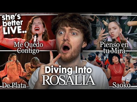 DIVING INTO ROSALÍA! (Me Quedo Contigo, Pienso en tu Mirá, De Plata, Saoko | Reaction)