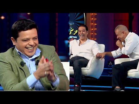 سهره روقان و كوميديا مع النجم"محمد هنيدي" و نجوم مسرحيه "حزمني يا" هتموت من الضحك