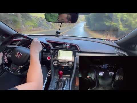 2020 Civic Si – Twisty Backroad POV Drive with Pedal Cam (Raw Engine Audio, No Commentary)