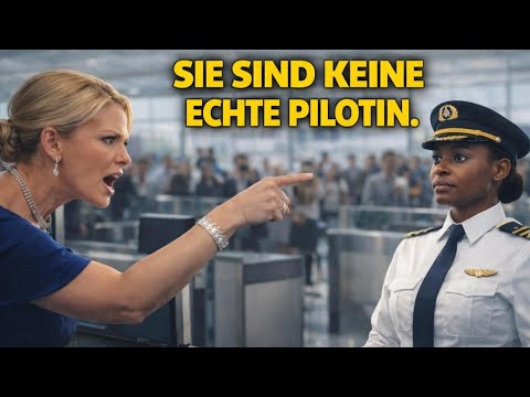 📕 Schwarze Pilotin am Check-in als „Fake“ beschimpft – dann kommt der CEO und beendet alles