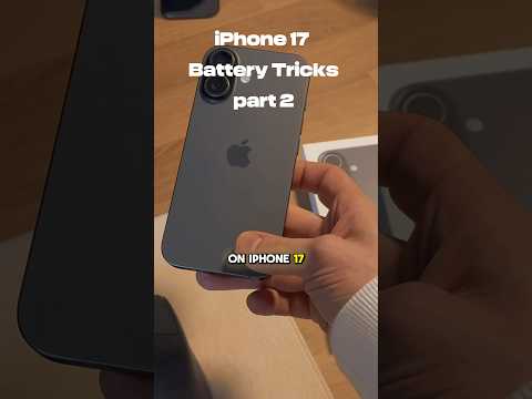 iPhone 17: Battery Tricks Part 2/2 - iOS26