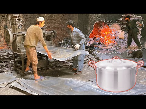 Amazing Aluminum Recycling process | manufacturing process of aluminum cooking pots