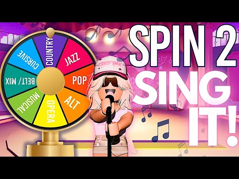 A Spinning Wheel Decides How I Sing... (Roblox Karaoke)