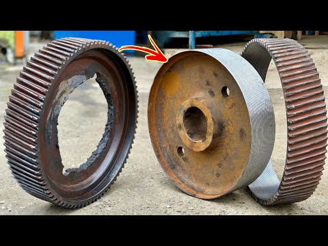 I Explore Rare Mechanical stages // A Thrilling Repaired of Broken Giant Gear From Thread process