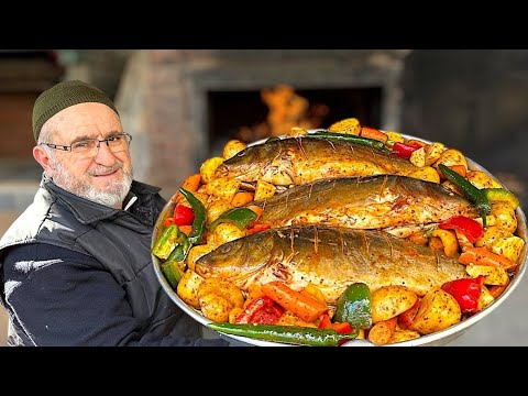 The secret to cooking delicious BIG FISH ✨ A Turkish chef taught me 😋 Very delicious recipe