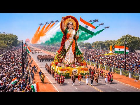 India Republic Day Parade in New Delhi, India (4K) - Spectacular Festival Floats, Dancers and more