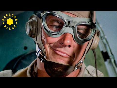 American Dive Bombers Strike Japanese Carriers (Full Scene) | Midway (1976)