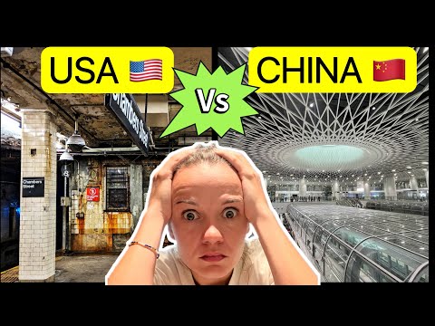 Living in China vs Living in America || ä¸å›½vs美国。。 我很震惊