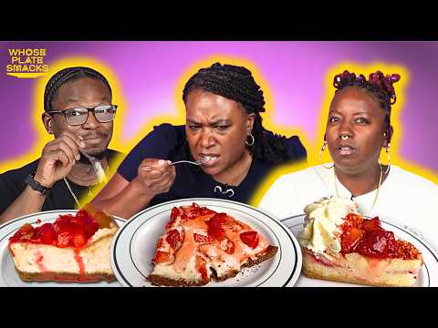 Black People Try Each Other’s Strawberry Cheesecake 