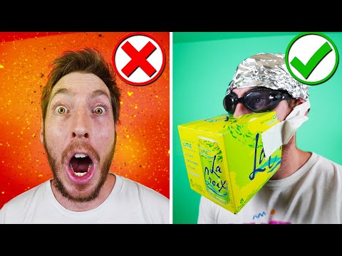 Building Homemade SURVIVAL Masks!