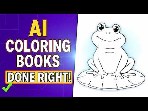 AI Coloring Books: The REAL Way! Step-by-Step with FREE Tools