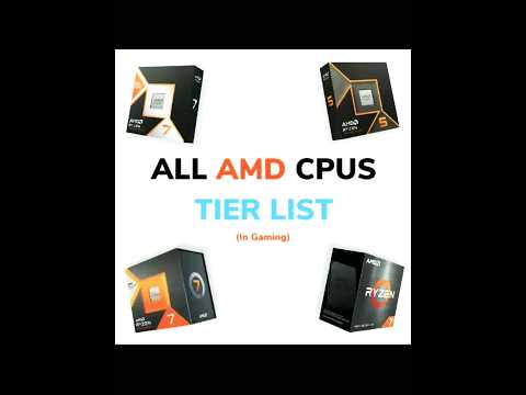 AMD Ryzen Gaming CPUs Tier List Ranking in 2026