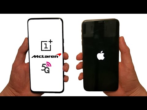 OnePlus 7T Pro 5G McLaren vs iPhone 11 Pro Max Speed Test, Speakers, Battery & Cameras!