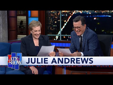 Julie Andrews Reads Stephen Colbert A Bedtime Story