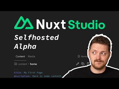 Nuxt Studio can be selfhosted NOW!