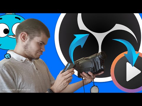как просто оцифровать VHS-C кассеты через OBS