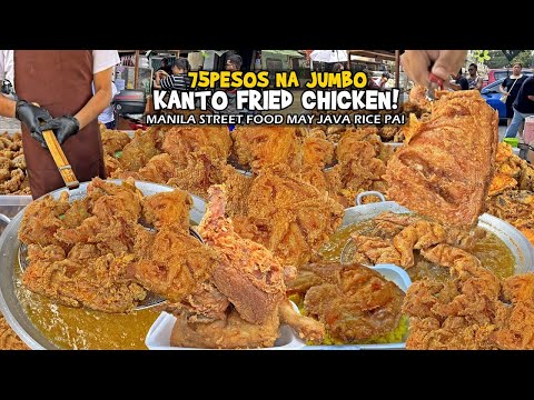 75Pesos na "GIANT KANTO FRIED CHICKEN" Legit na SOLDOUT ang 120Kgs ARAW-ARAW! | Manila Street Food