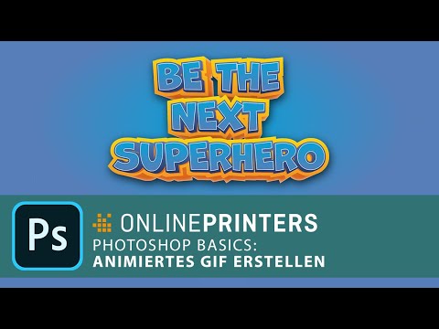 Photoshop: Animiertes GIF erstellen - Basics Tutorial