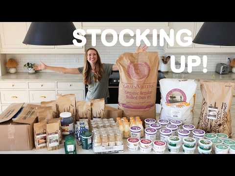 Huge AZURE HAUL and GARDEN HAUL | Getting the Pantry STOCKED