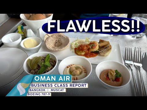 OMAN AIR Business Class 787-9 🇹🇭⇢🇴🇲【4K Trip Report Bangkok to Muscat】BEST Business Class on EARTH?!