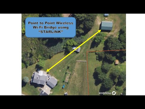 Starlink point to point wireless connection