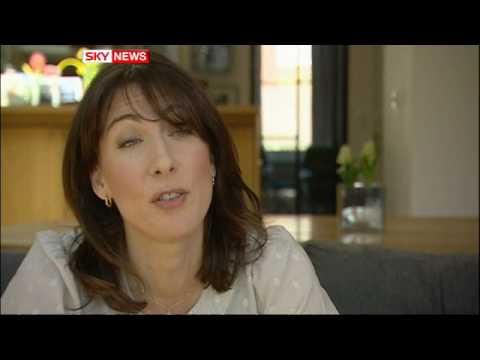 Political Leaders Wheel Out The Wives: Samantha Cameron's TV Debut