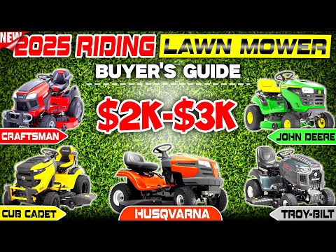 The BEST 2025 Riding Lawn Tractor Buyer's Guide $2k - $3k.  Plus Downloadable Spreadsheet!
