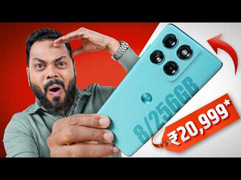 Motorola Edge 60 Fusion Unboxing & First Look ⚡ All Curved Screen, Dimensity 7400, IP69 @ ₹20,999*!