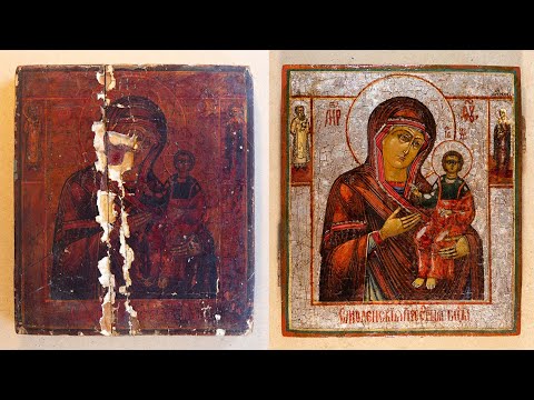 Реставрация Смоленской иконы Богородицы