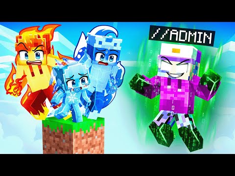 Using ADMIN COMMANDS on an ELEMENTAL One Block!