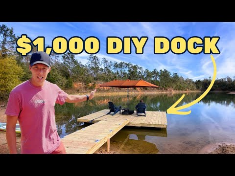 We FINISHED Our DIY Floating Fishing Dock!