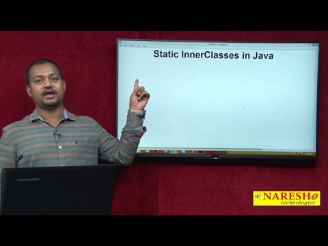 Static Inner Classes in Java | Core Java Tutorial | Mr. Venkatesh